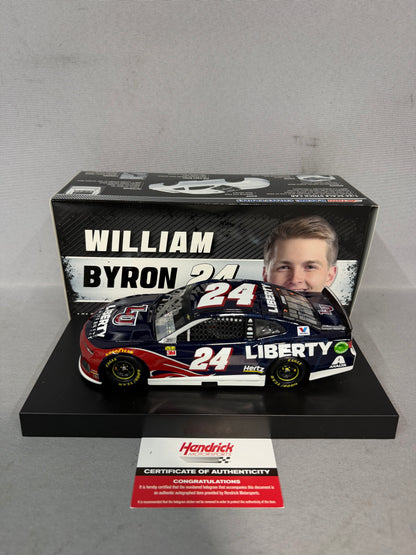 William Byron #24 2019 Liberty University Nascar Autographed Diecast