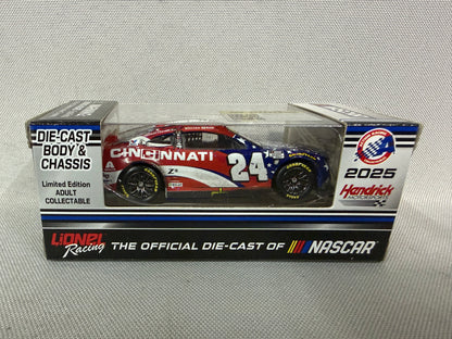 William Byron #24 2025 Martinsville Win Cincinnati Nascar 1/64 Diecast
