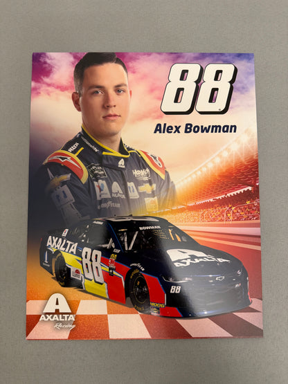 Alex Bowman #88 2019 Axalta Nascar Hero Card