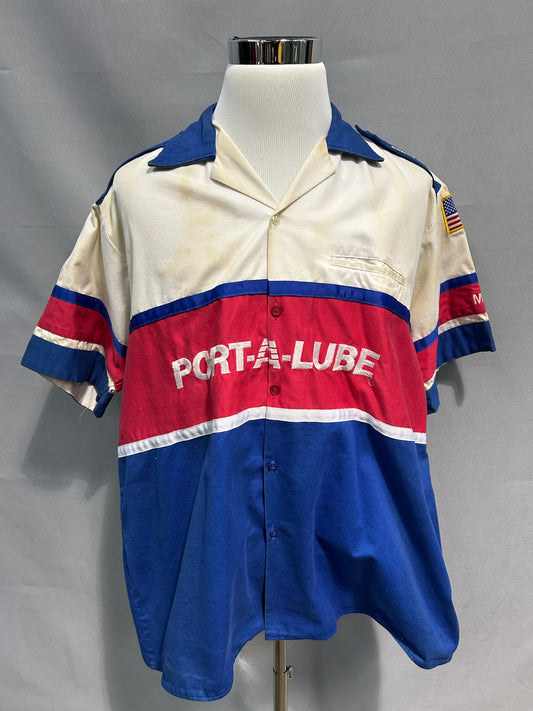 Dale Jarrett #32 Port A Lube Nascar Pit Crew Shirt Size XL