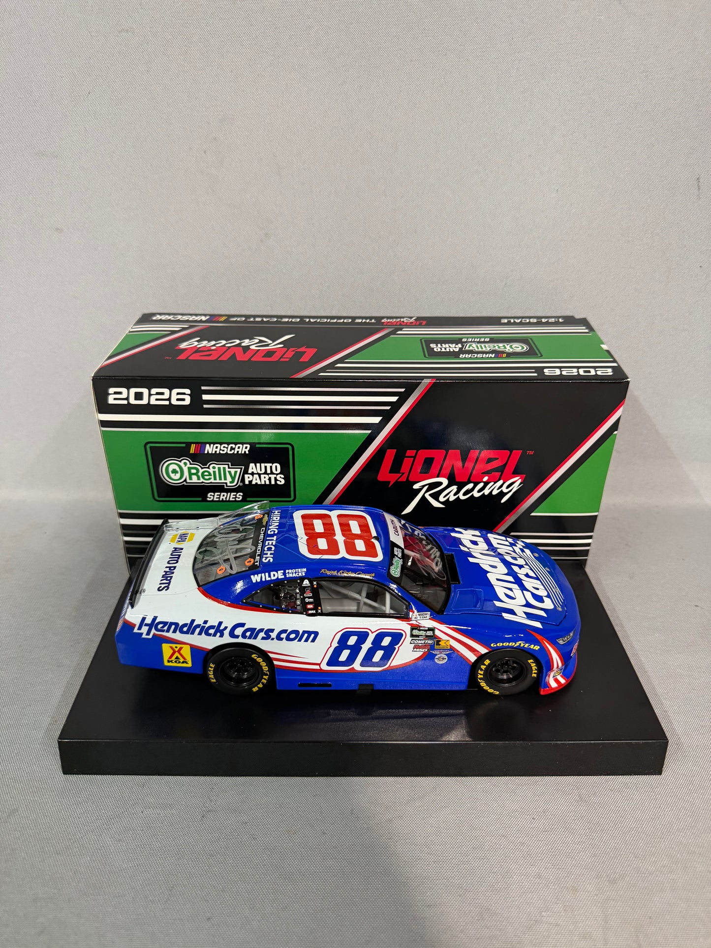 Rajah Caruth #88 2026 Hendrick Cars Nascar Dual Autographed Diecast