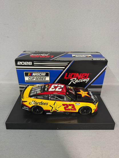 Bubba Wallace #23 2026 Hardee’s Nascar Diecast