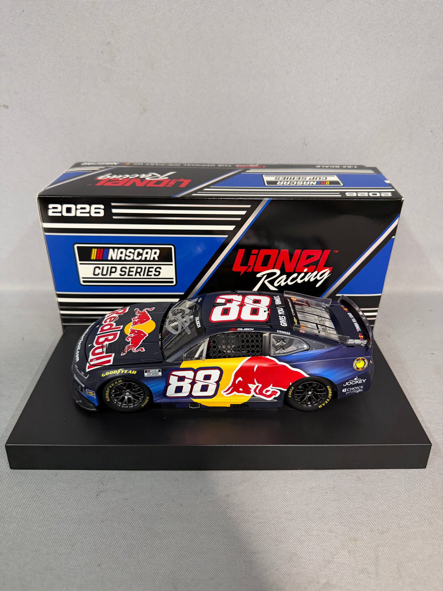 Connor Zilisch #88 2026 Red Bull Nascar Autographed Diecast
