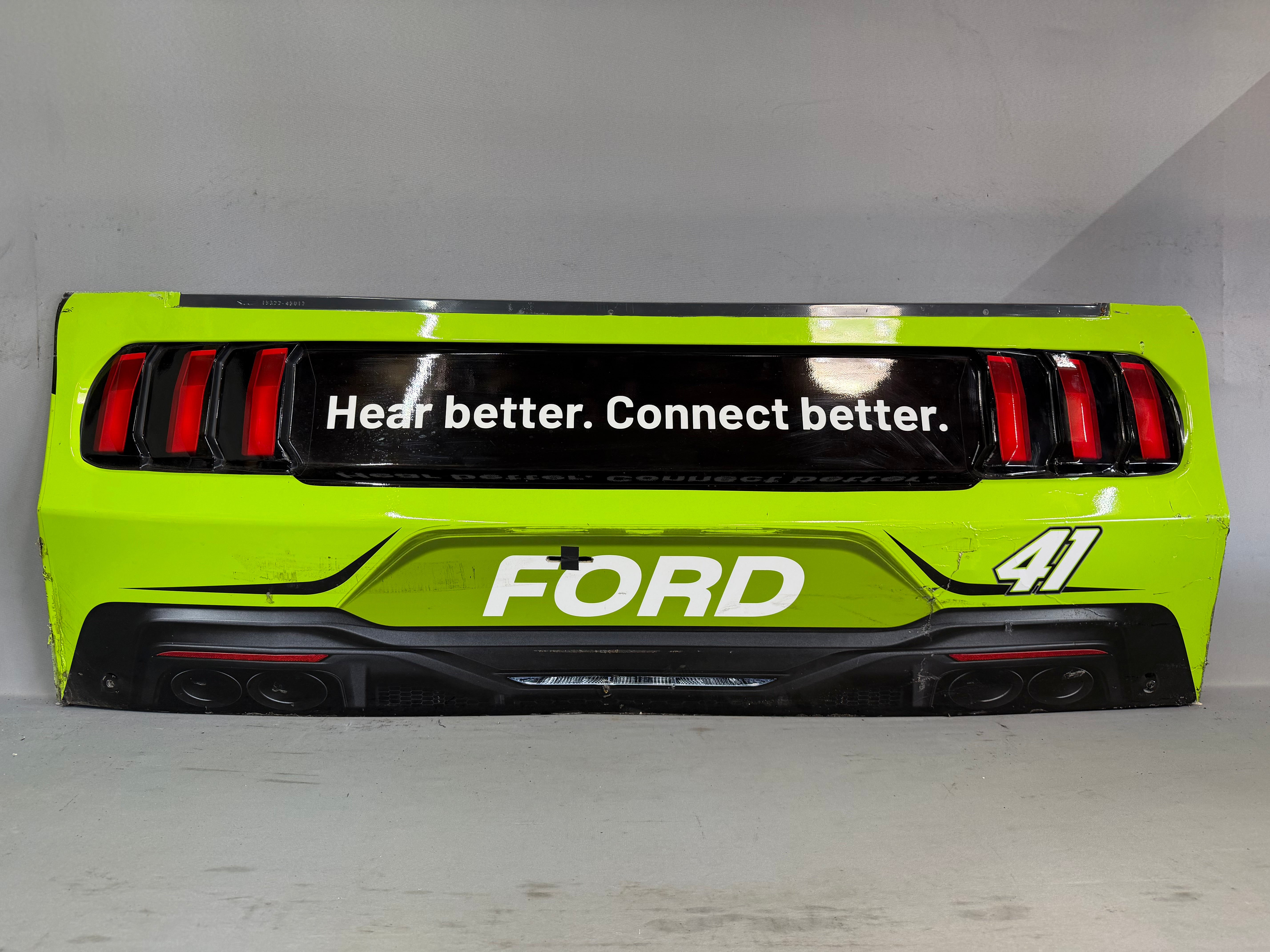 Sam Mayer #41 2025 Charlotte Roval Audibel Nascar Rear Bumper – Race ...