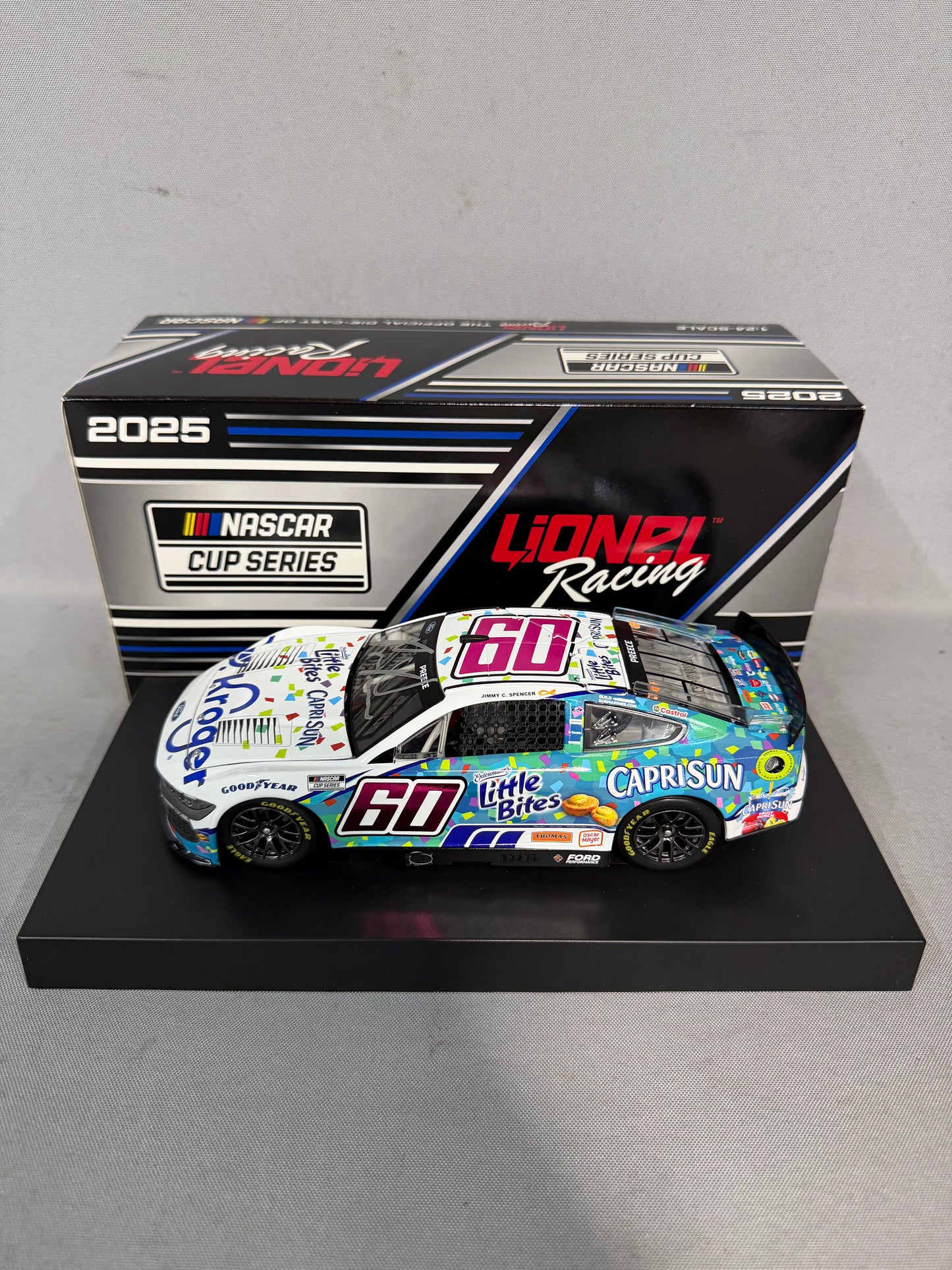 Ryan Preece #60 2025 Kroger Little Bites Capri Sun Nascar Autographed Diecast