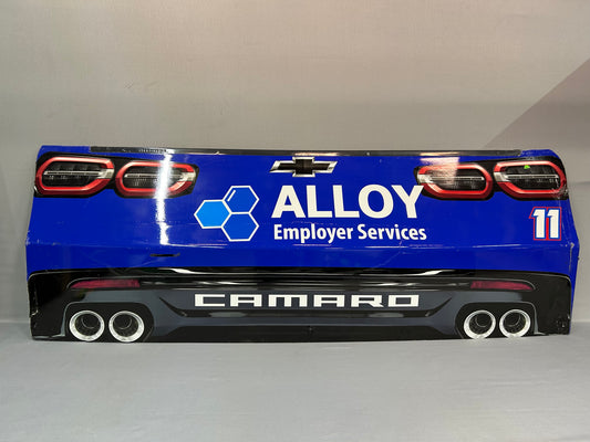 Josh Williams #11 2024 Alloy Employer Services Nascar Rear Bumper