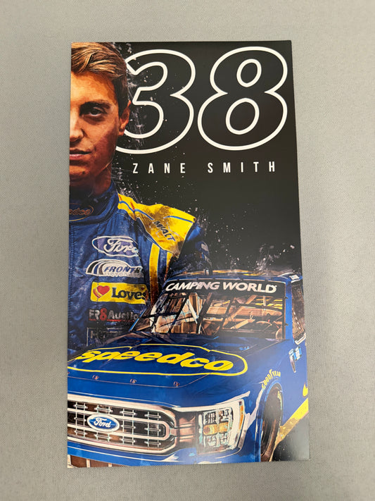Zane Smith #38 2022 Speedco Nascar Hero Card