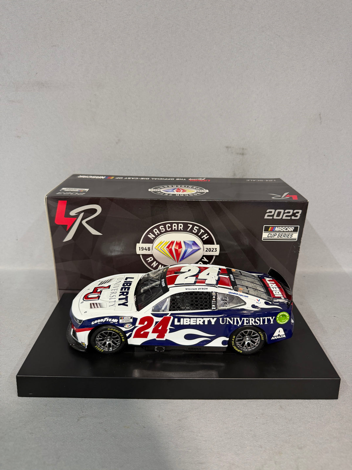 William Byron #24 2023 Liberty University Nascar Autographed Diecast