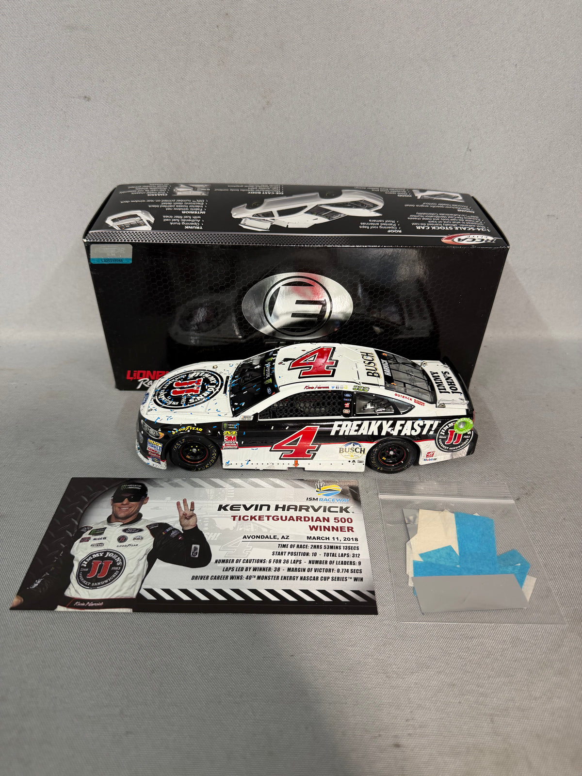 Kevin Harvick #4 2018 Phoenix Win Jimmy Johns Elite Nascar Diecast