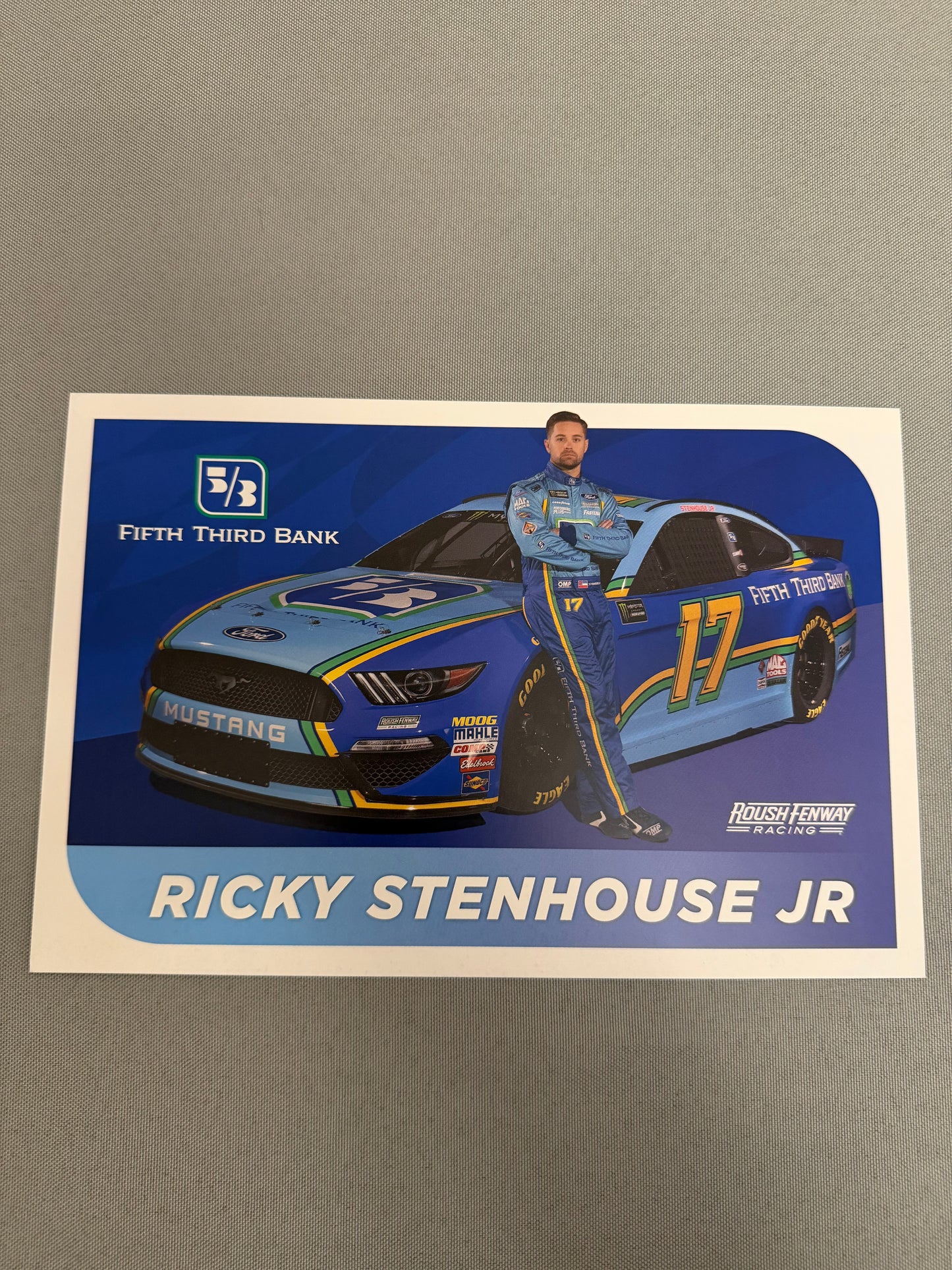 Ricky Stenhouse Jr #17 2019 Fifth Third Bank Nascar Hero Card