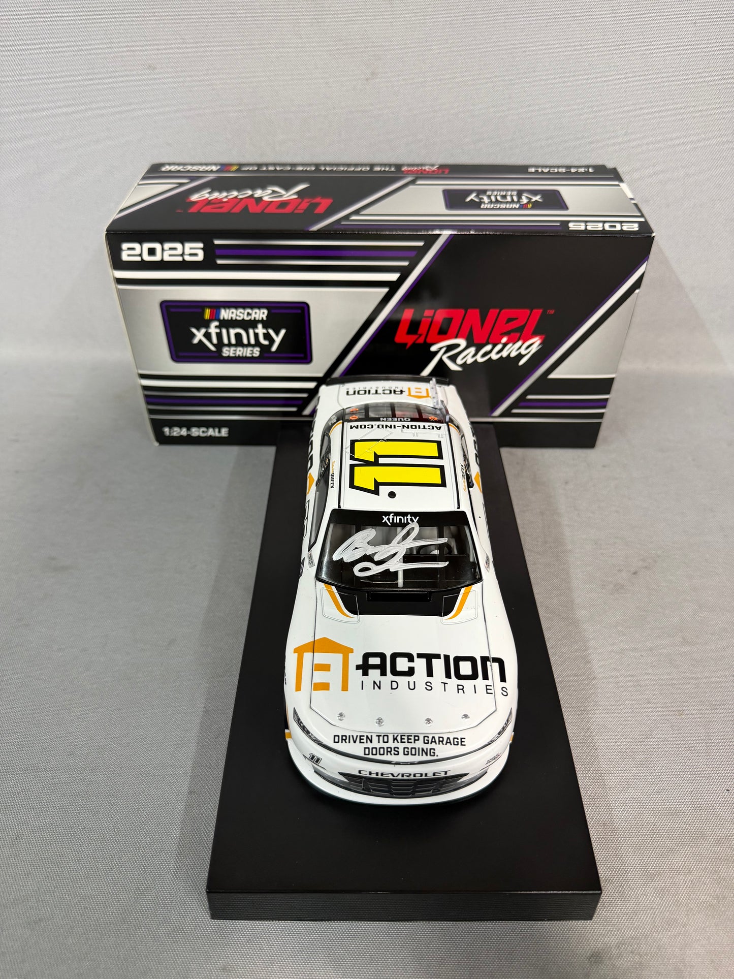 Brenden Queen #11 2025 Action Industries Nascar Autographed Diecast