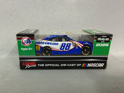 Rajah Caruth #88 2026 Hendrick Cars Nascar 1/64 Diecast