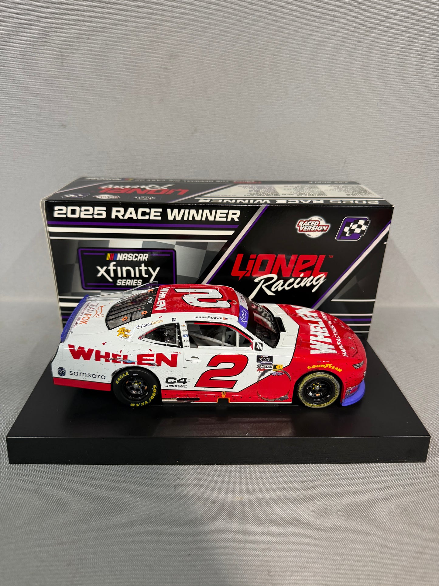 Jesse Love #2 2025 Phoenix Win Whelen Nascar Diecast