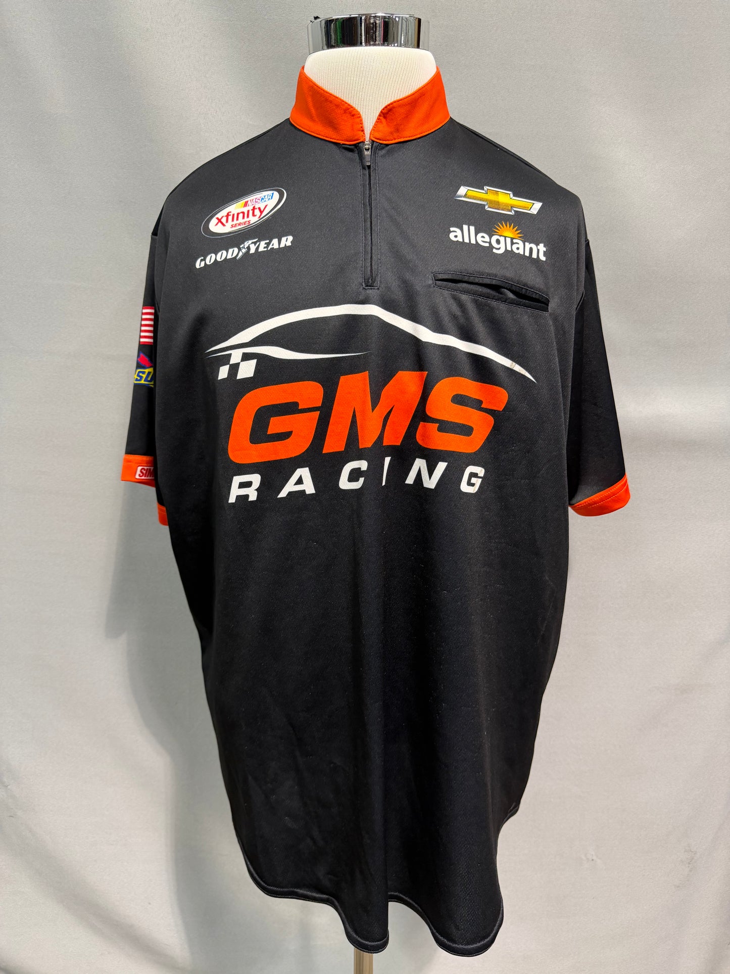 GMS Racing Xfinity Series Nascar Crew Shirt Size XL