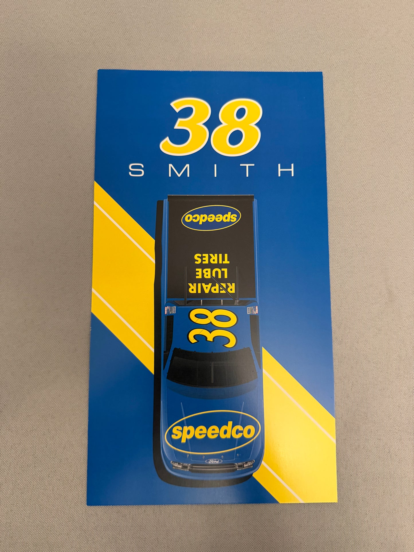 Zane Smith #38 2023 Speedco Nascar Hero Card