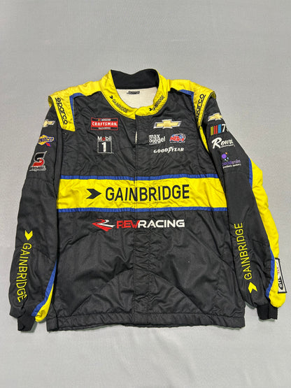 Nick Sanchez #2 2023 Gainbridge Nascar 2 Piece Crew Firesuit C-48 W-38 L-32