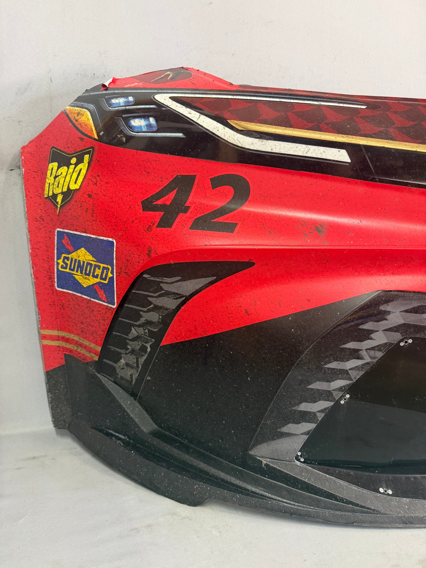 John Hunter Nemechek #42 2026 Chicagoland Raid Nascar Front Nose