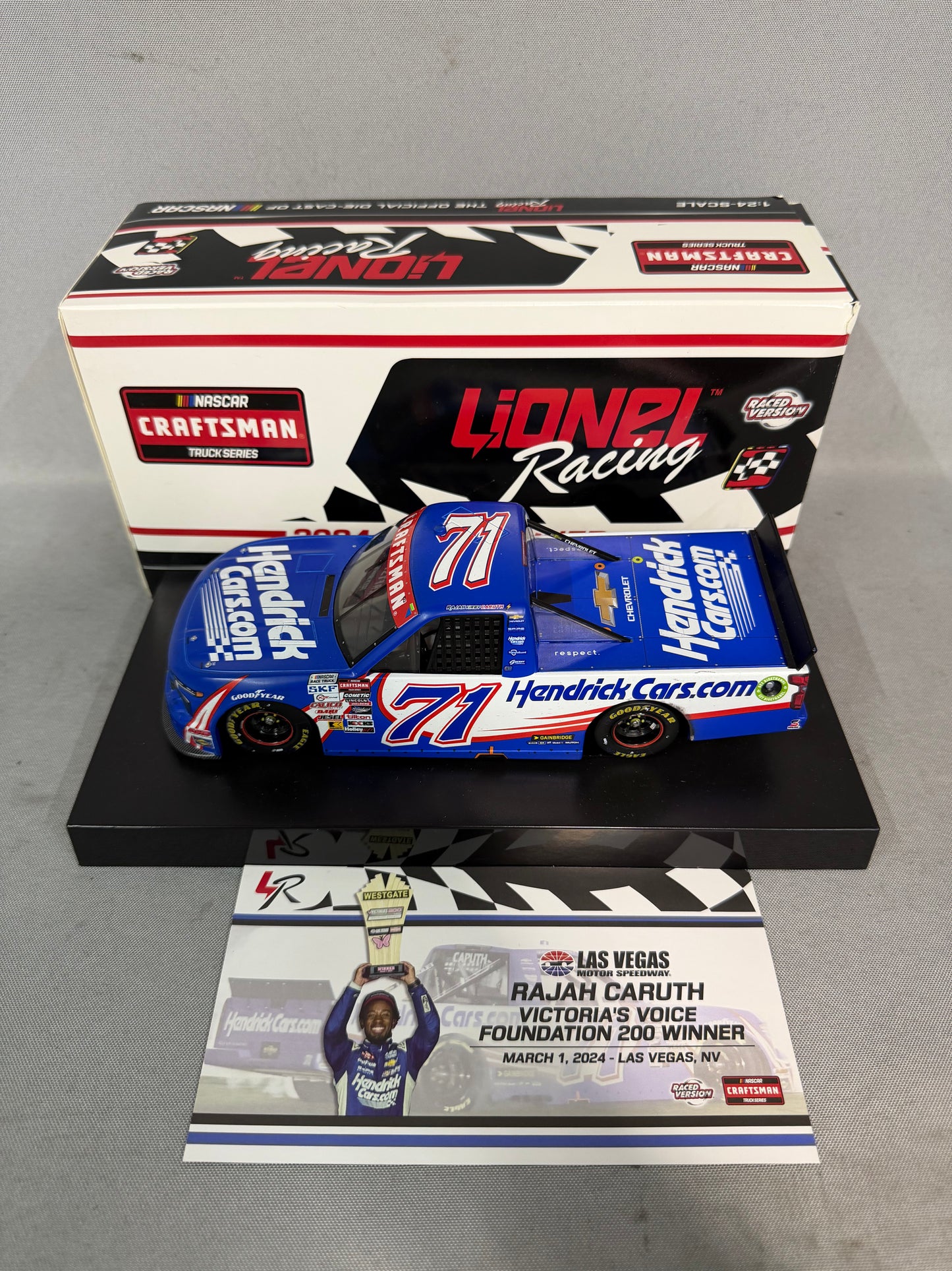 Rajah Caruth #71 2024 Las Vegas Win Hendrick Cars Nascar Diecast
