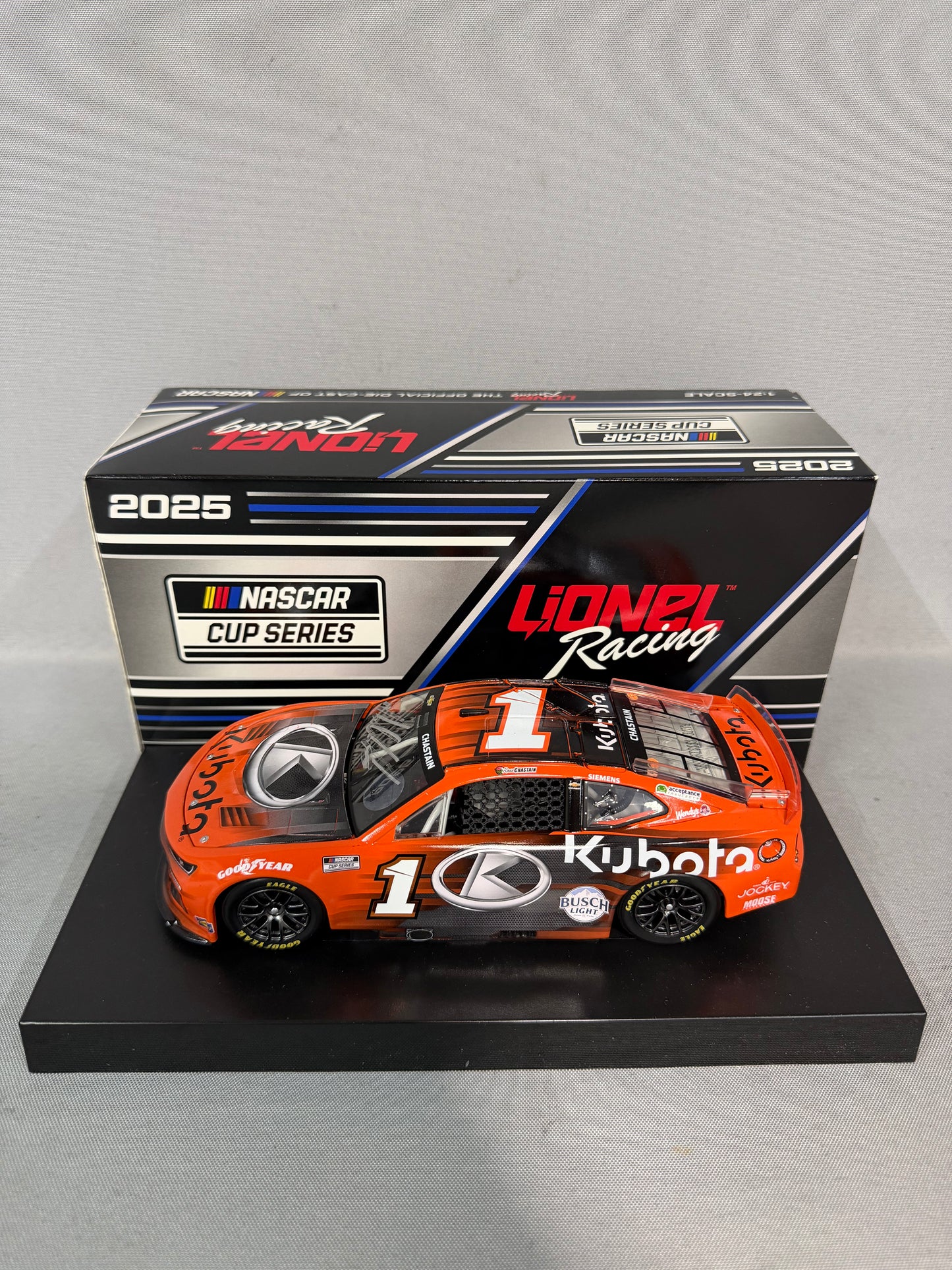Ross Chastain #1 2025 Kubota Nascar Autographed Diecast