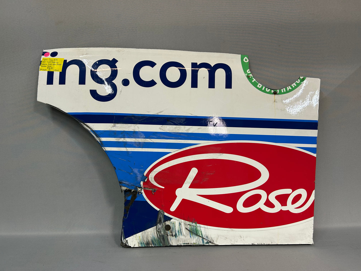 Ryan Sieg #39 2022 CMR Roofing Nascar Quarter Panel