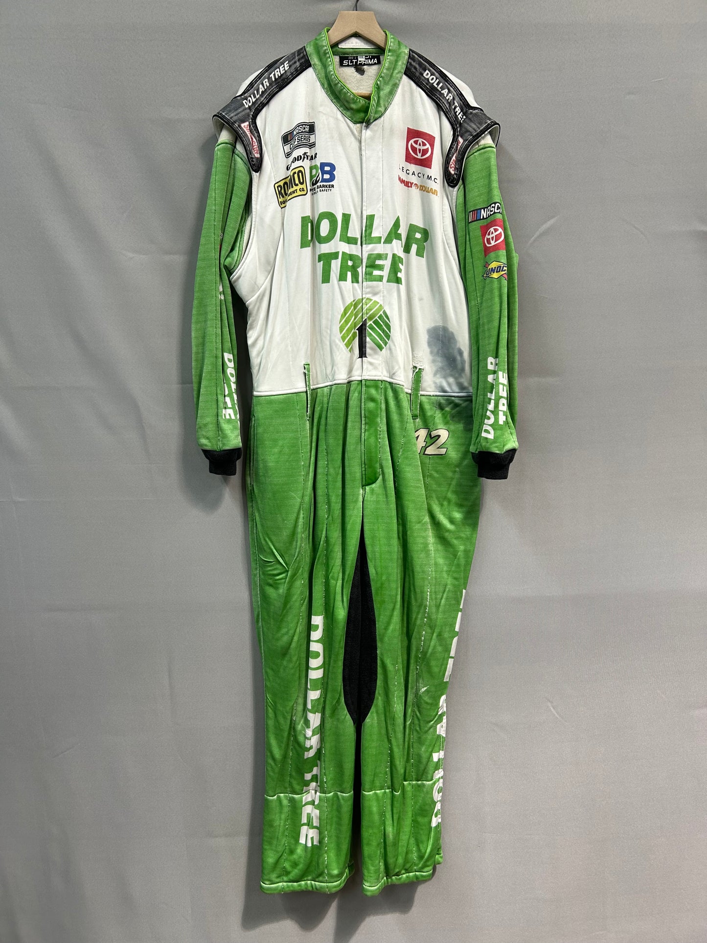John Hunter Nemechek #42 2024 Dollar Tree Nascar Crew Firesuit C-60 W-48 L-30