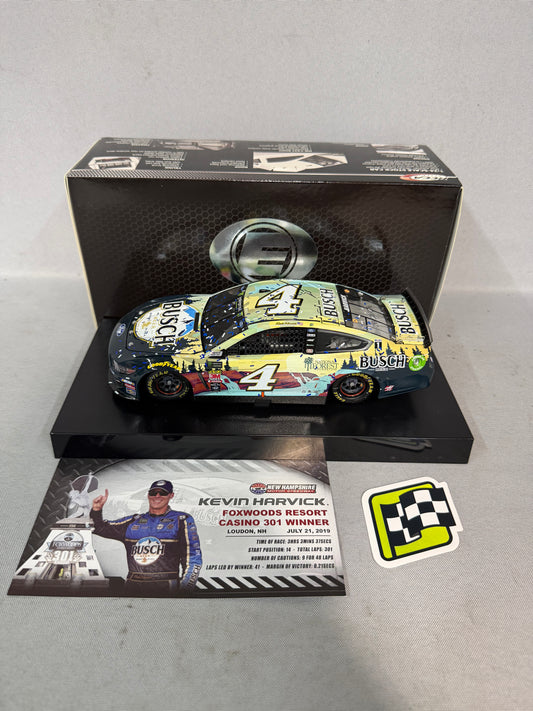 Kevin Harvick #4 2019 New Hampshire Win National Forest Foundation Elite Nascar Diecast