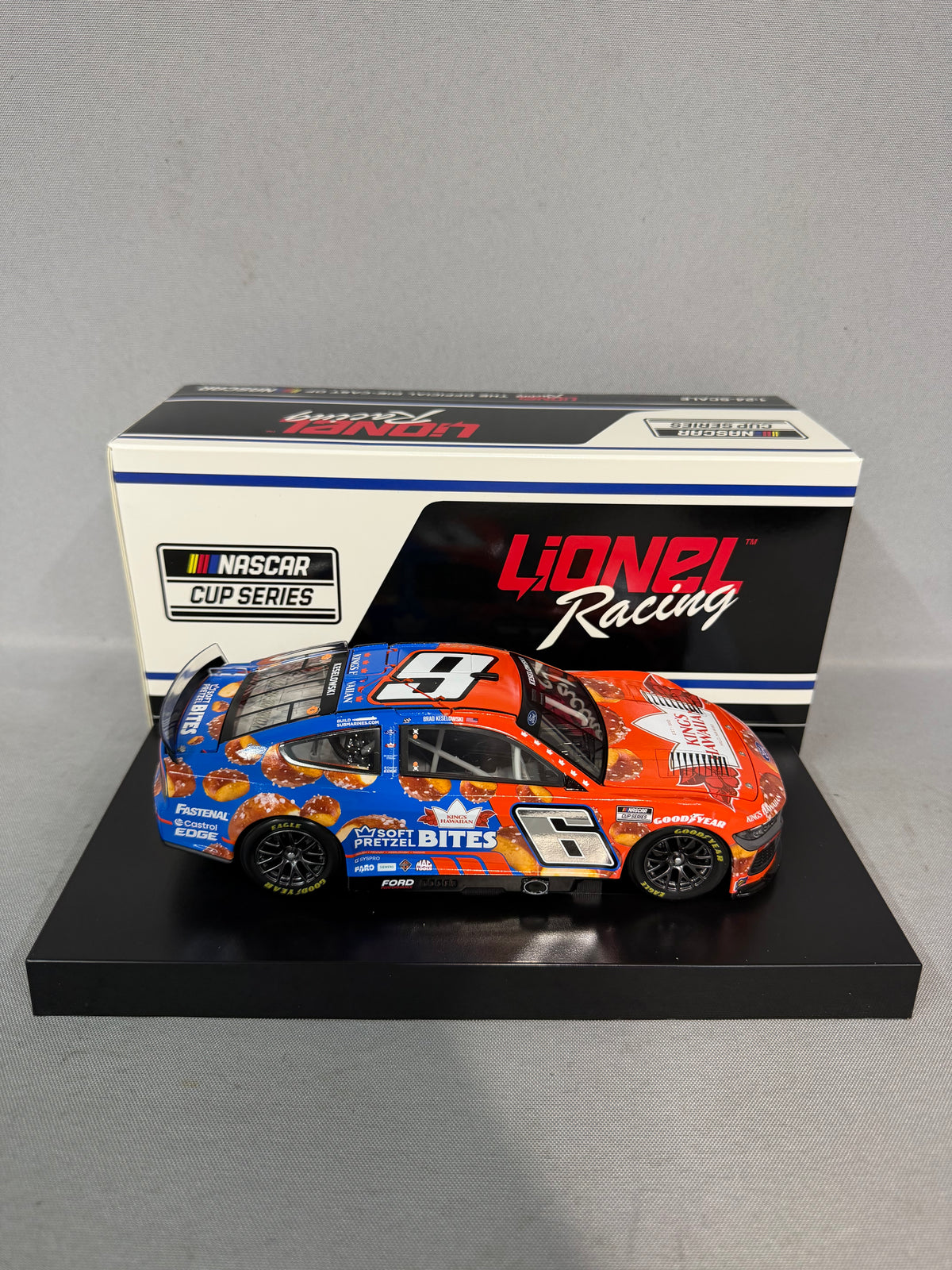 Brad Keselowski #6 2024 Kings Hawaiian Pretzel Bites Nascar Diecast