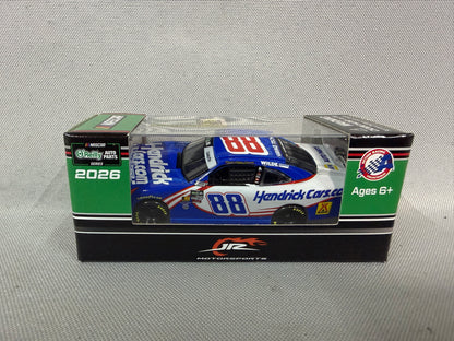 Rajah Caruth #88 2026 Hendrick Cars Nascar 1/64 Diecast