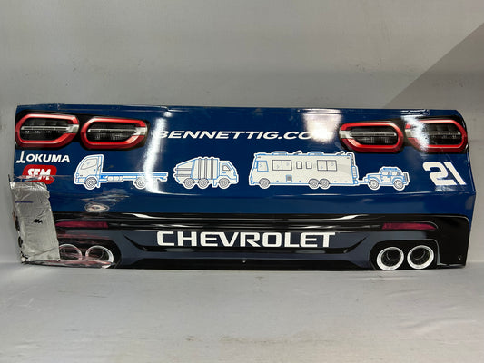 Austin Dillon #21 2025 Iowa Bennett Transportation Nascar Rear Bumper