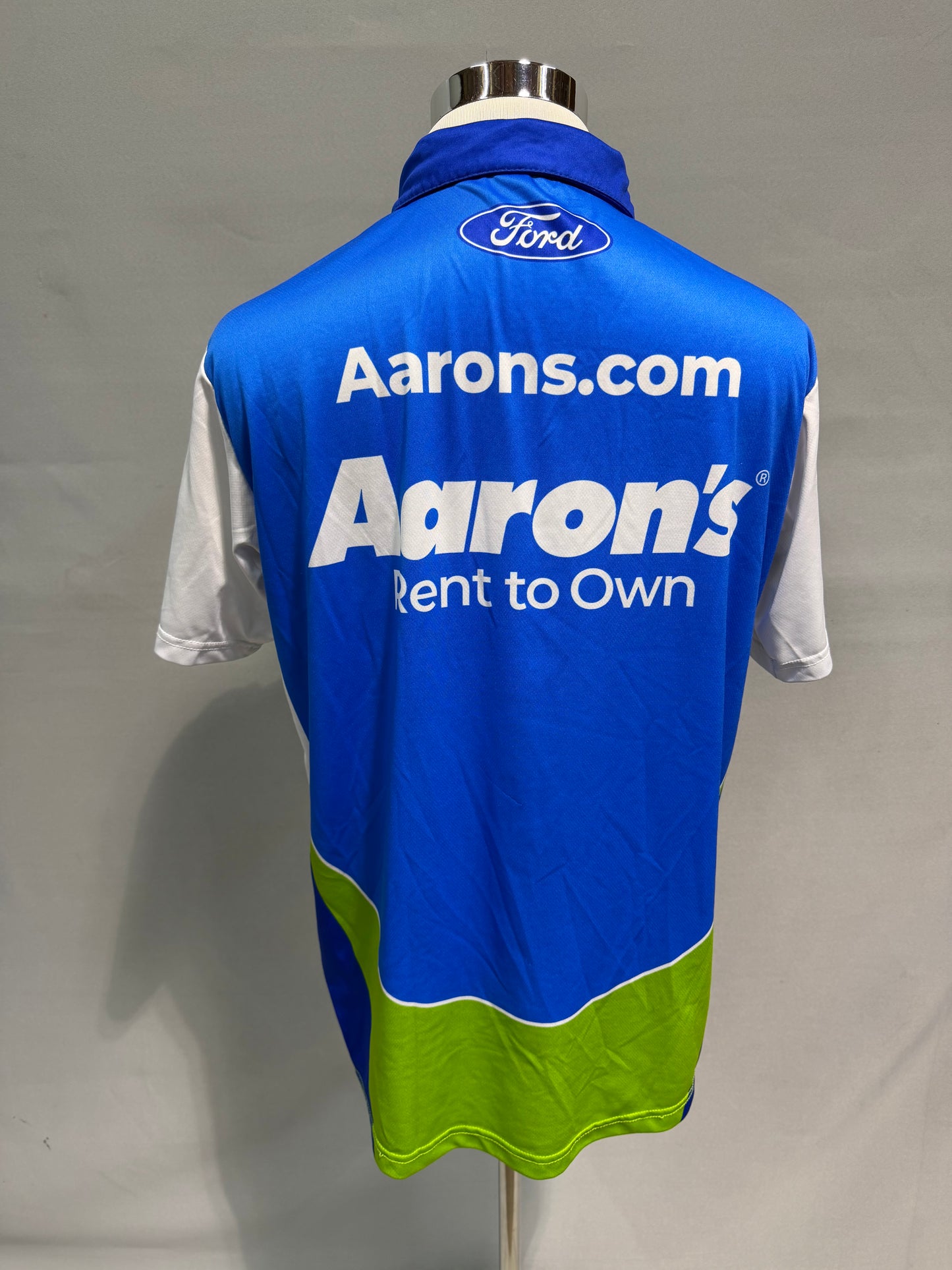 Zane Smith #38 2025 Aaron’s Nascar Crew Shirt Size XL