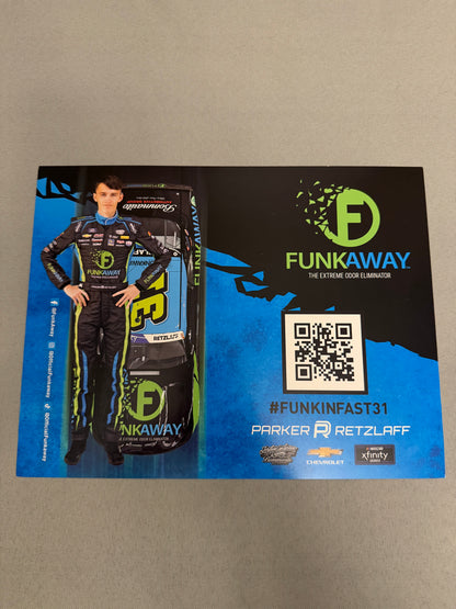 Parker Retzlaff #31 2023 Funkaway Nascar Hero Card