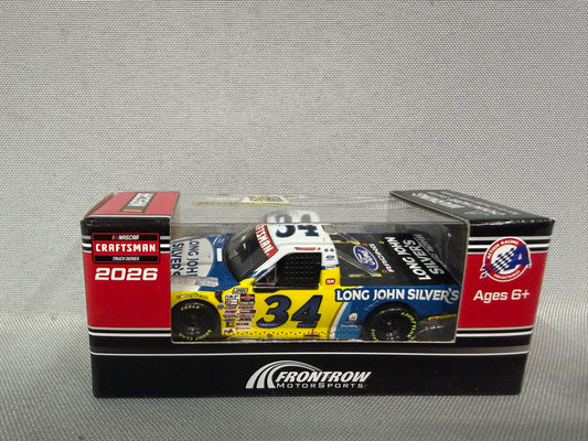 Layne Riggs #34 2026 St Petersburg Win Long John Silvers Nascar 1/64 Diecast