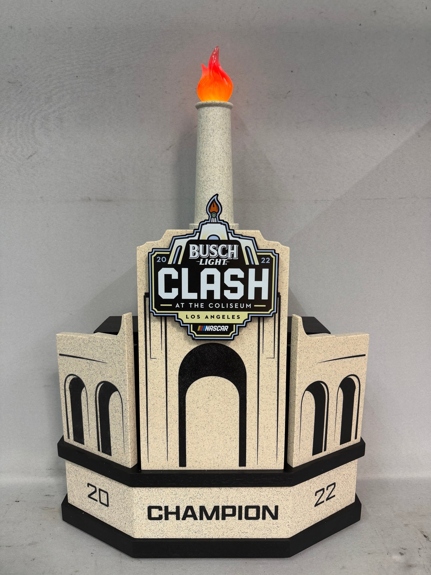 Joey Logano #22 2022 Los Angeles Busch Light Clash At The Coliseum Champion Nascar Trophy