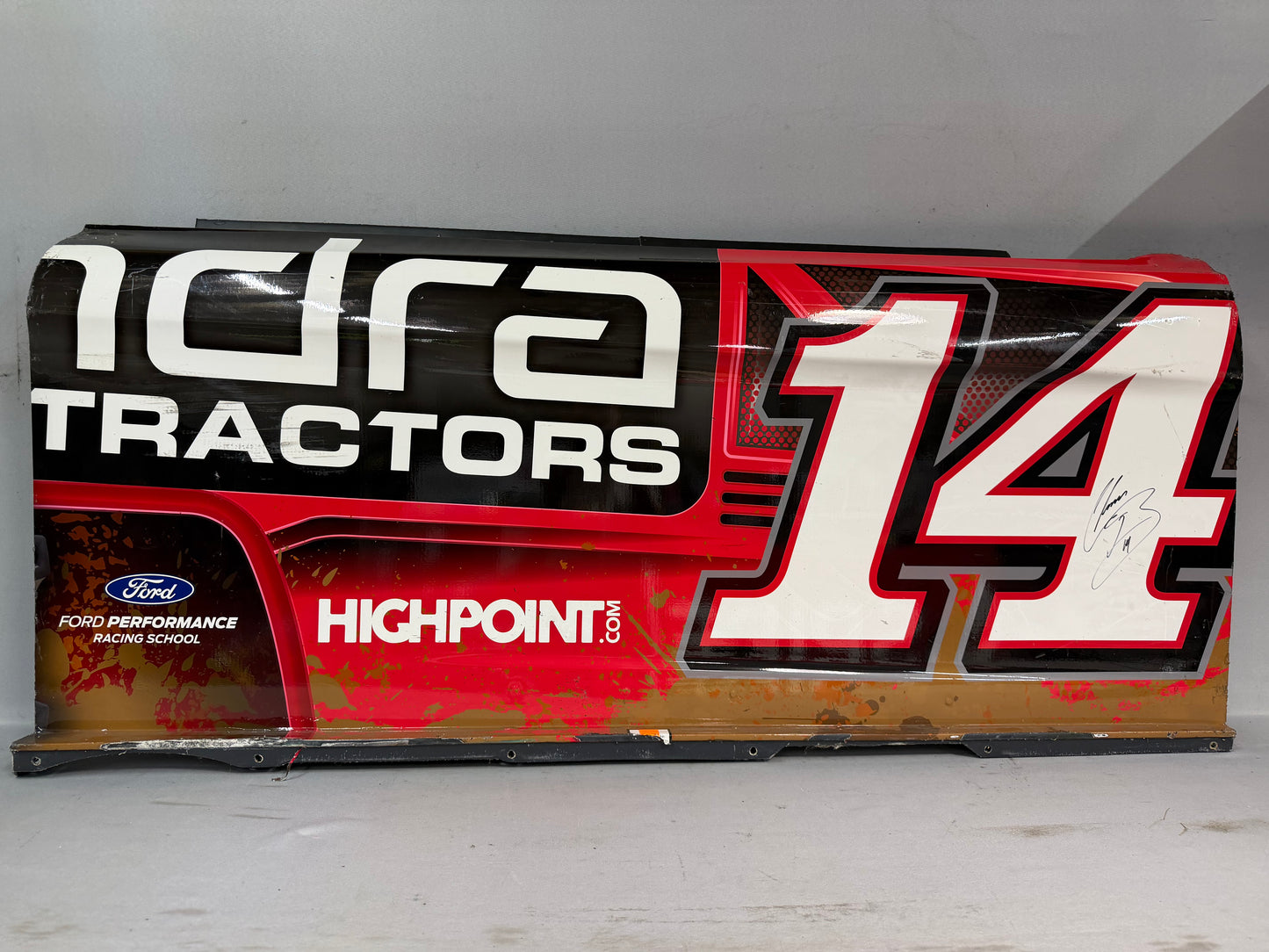 Chase Briscoe #14 2023 Mahindra Tractors Nascar Autographed Door Panel