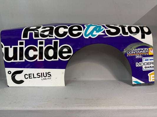 Daniel Dye #10 2025 WWTR Gateway Race To Stop Suicide Nascar Quarter Panel