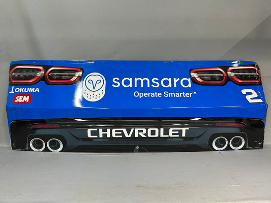 Jesse Love #2 2025 Texas Samsara Nascar Rear Bumper