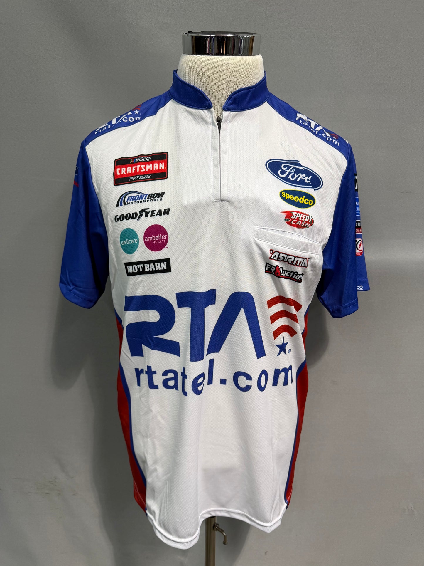 Zane Smith #38 2023 RTA Nascar Crew Shirt Size Medium