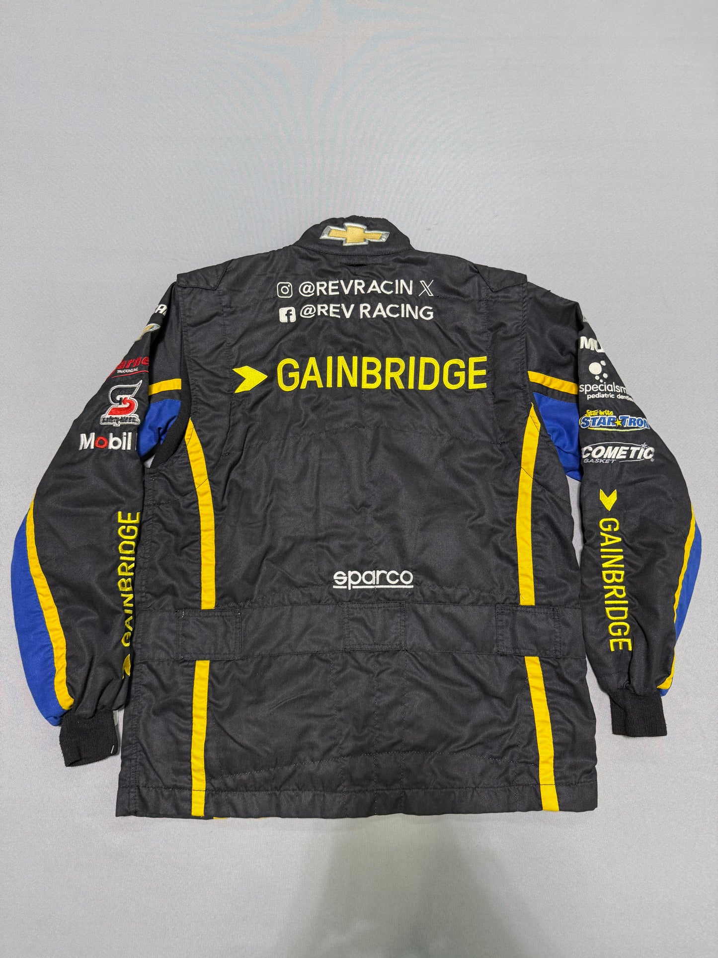 Nick Sanchez #2 2024 Gainbridge Nascar 2 Piece Crew Firesuit C-42 W-36 L-32