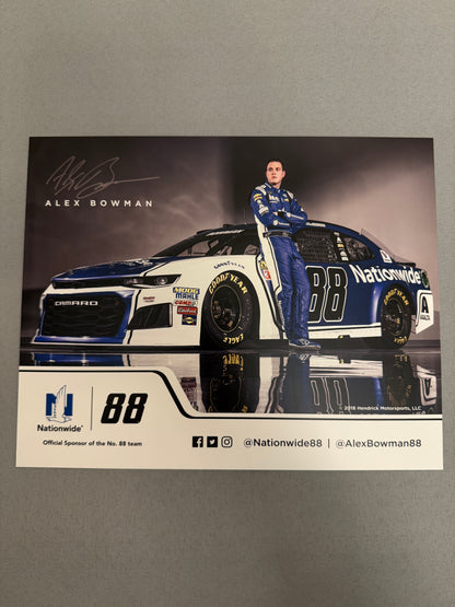 Alex Bowman #88 2018 Nationwide Nascar Hero Card