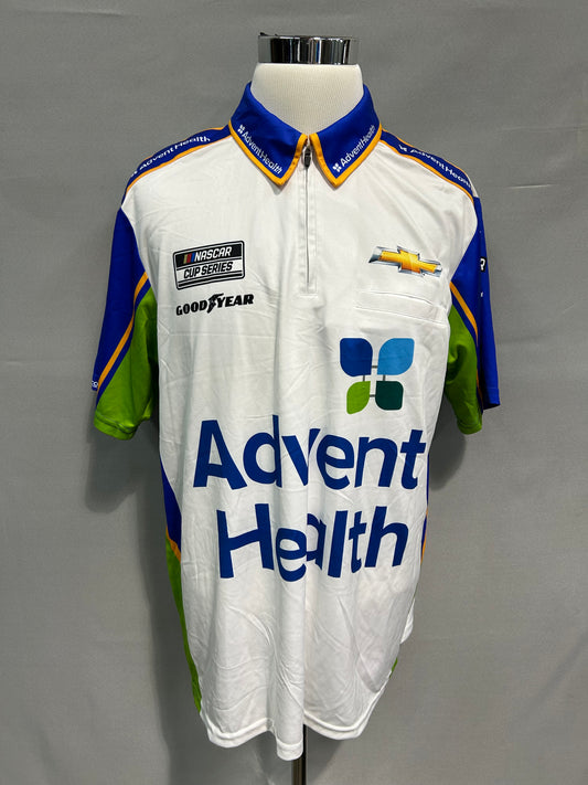 Kyle Larson #42 Advent Health Nascar Crew Shirt Size