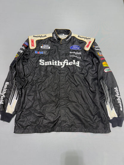 Aric Almirola #10 2020 Smithfield Nascar 2 Piece Crew Firesuit C-48 W-36 L-34