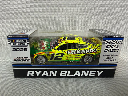 Ryan Blaney 2025 New Hampshire Win Menards Libman Nascar 1/64 Diecast