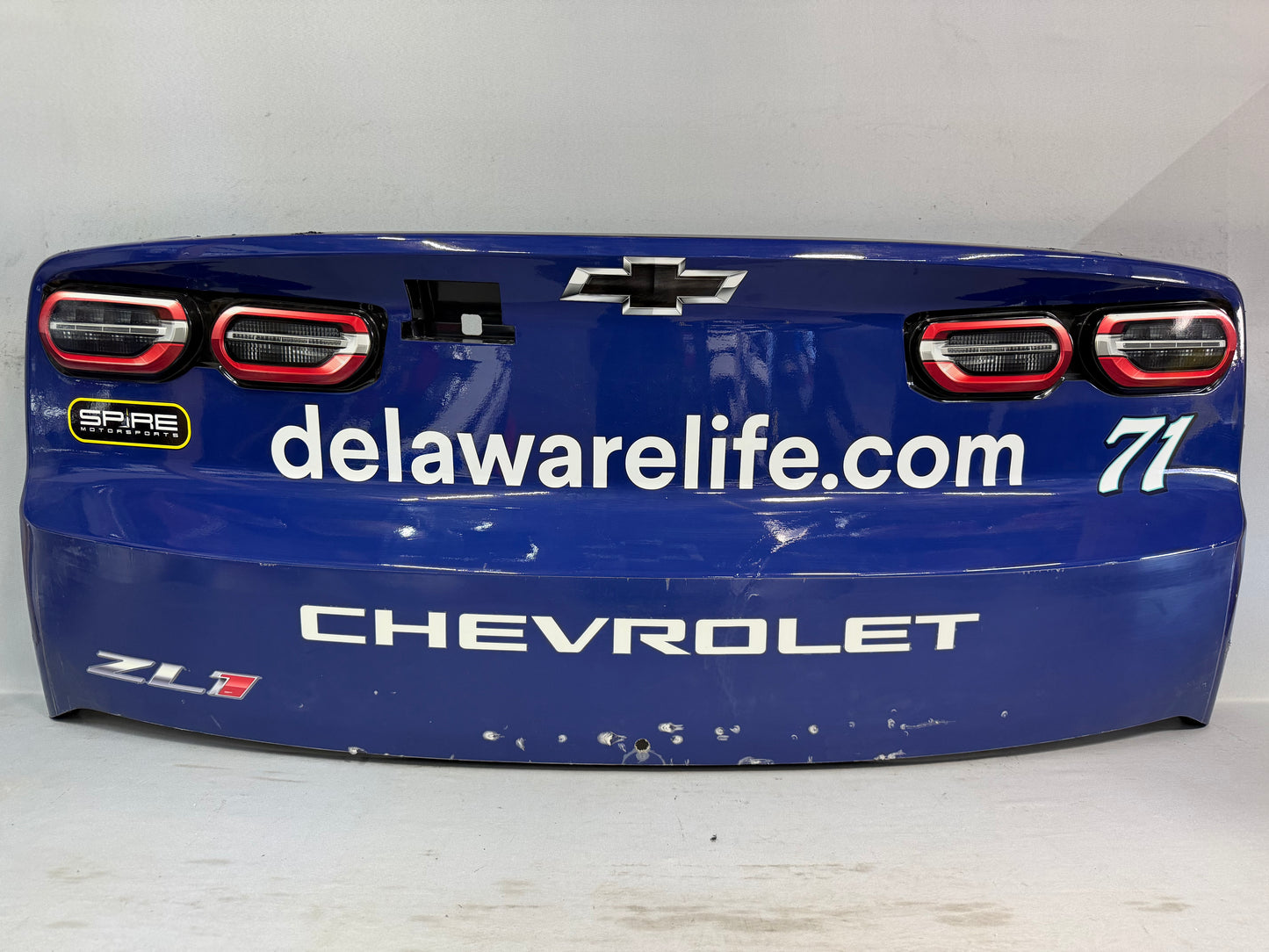 Michael McDowell #71 2026 Atlanta 2 Delaware Life Nascar Rear Bumper