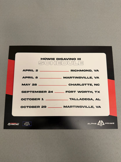 Howie Disavino III 2022 #45 Alpha Prime Nascar Hero Card