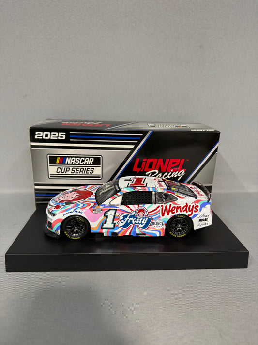 Ross Chastain #1 2025 Wendy’s Frosty Nascar Diecast