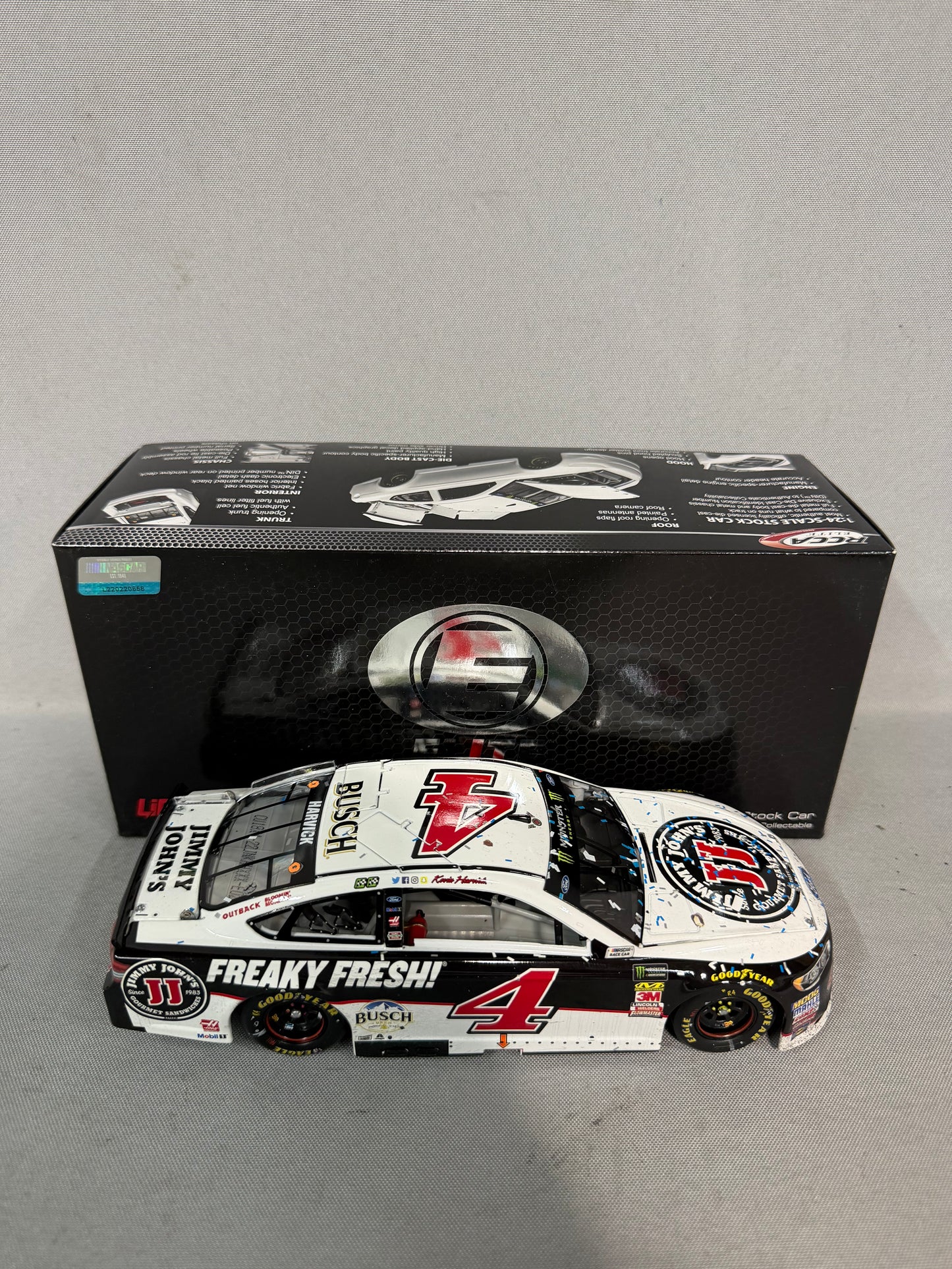 Kevin Harvick #4 2018 Charlotte All Star Win Jimmy Johns Liquid Color Elite Nascar Diecast