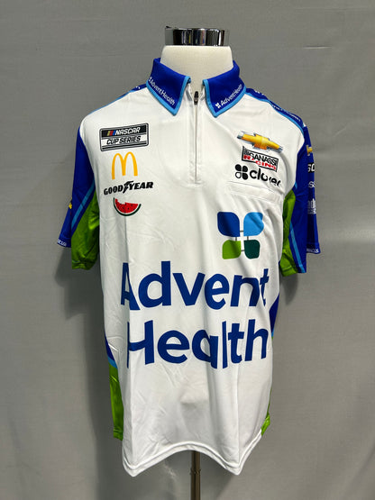 Ross Chastain #42 Advent Health Nascar Crew Shirt Size Large