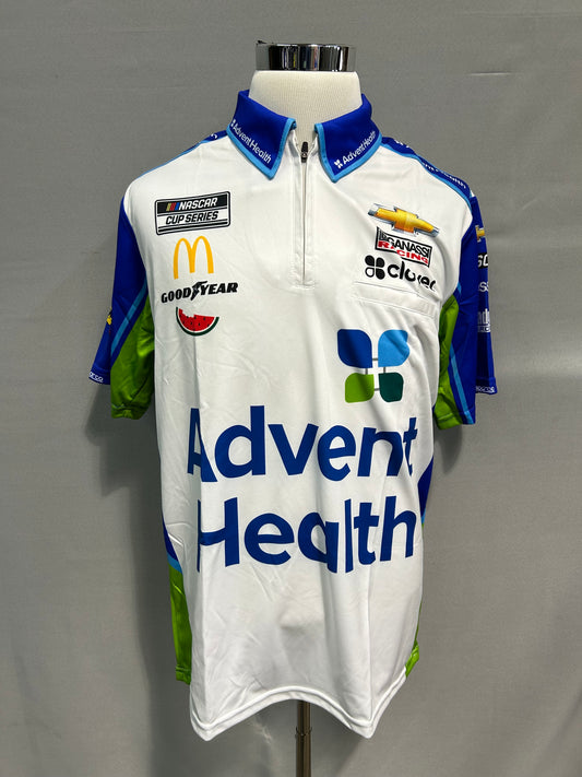 Ross Chastain #42 Advent Health Nascar Crew Shirt Size Large
