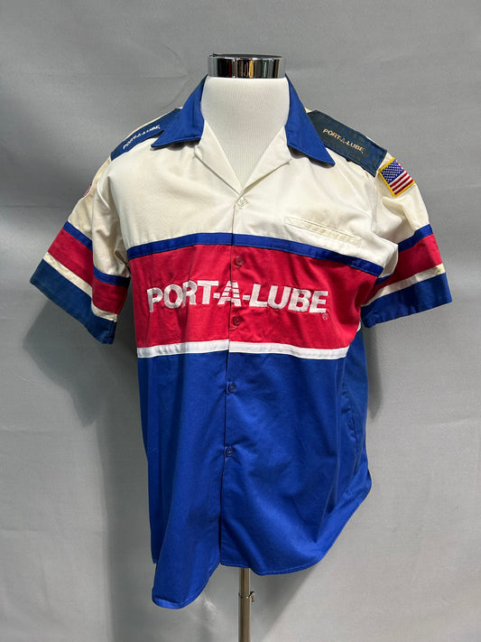 Dale Jarrett #32 Port A Lube Nascar Pit Crew Shirt Size Large