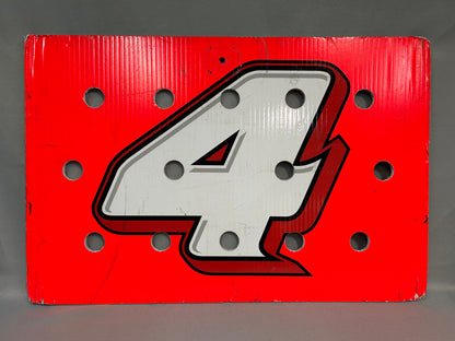 Chase Purdy #4 Nascar Pit Board